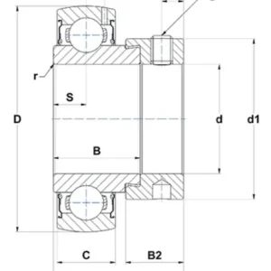Zwrot pieniędzy Łożysko samonastawne ES 207 SRS SNR
